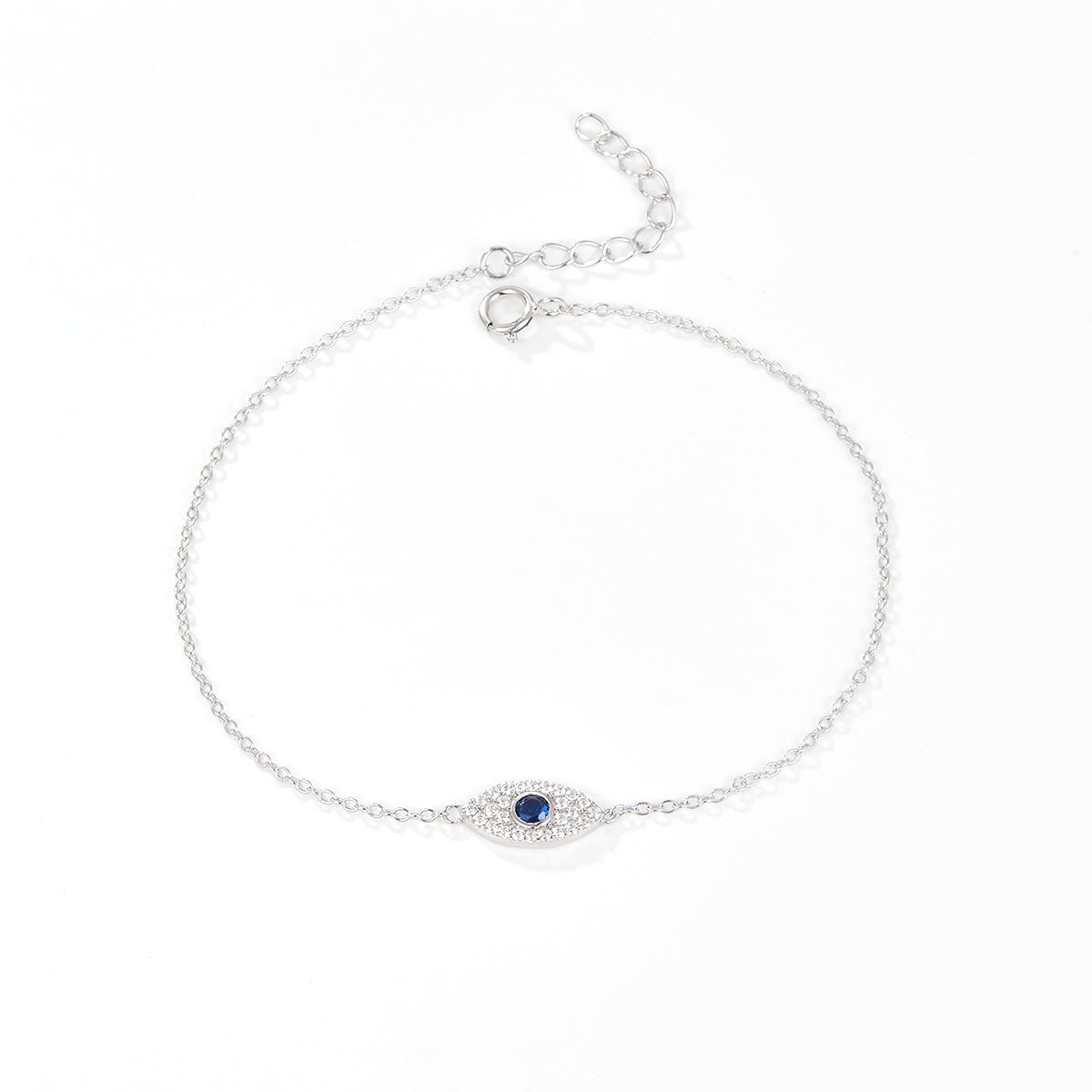 925er Sterling Silber Dämonenauge Armband