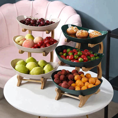 Obststapel | Kreative Obstschale 3 Schichten