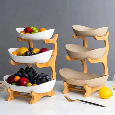 Obststapel | Kreative Obstschale 3 Schichten