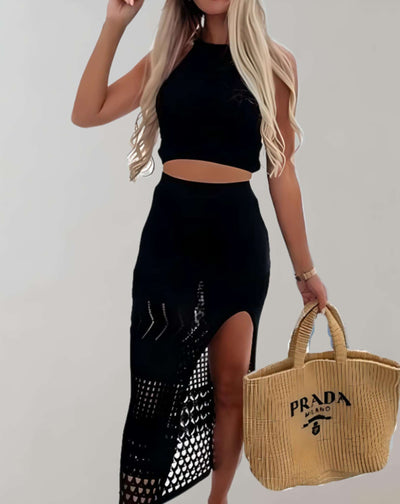 Weiches - Tailliertes ärmelloses Kleid für dich