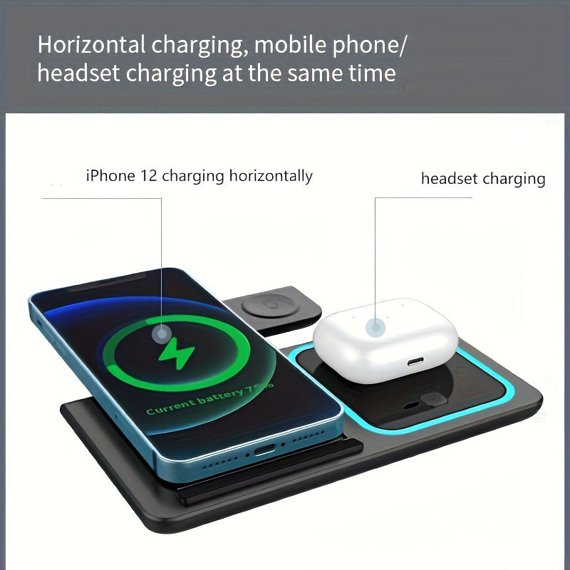 PowerHub Deluxe | Die Zukunft des Ladens, PowerHub Deluxe – Ihr 3-in-1 Snelladestation für iPhone, iWatch und Airpods