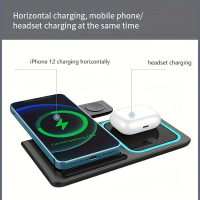 PowerHub Deluxe | Die Zukunft des Ladens, PowerHub Deluxe – Ihr 3-in-1 Snelladestation für iPhone, iWatch und Airpods
