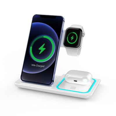 PowerHub Deluxe | Die Zukunft des Ladens, PowerHub Deluxe – Ihr 3-in-1 Snelladestation für iPhone, iWatch und Airpods