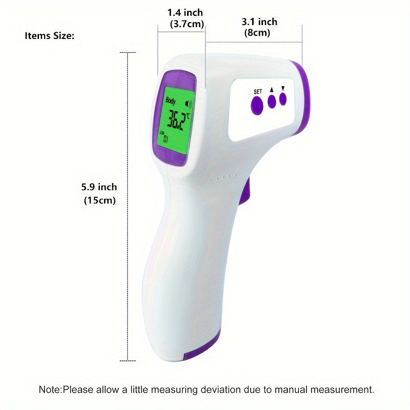 PrecisionVue | Elegantes berührungsloses digitales Stirnthermometer