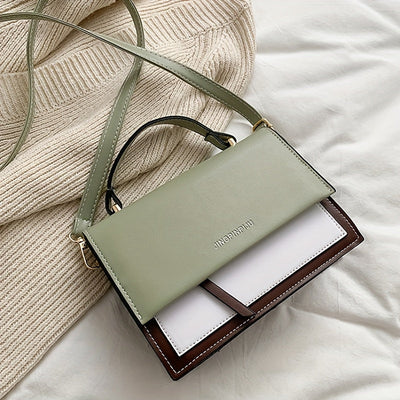 Quadratische tasche | Entdecken Sie Unsere Modische Farbblock Quadratische Umhängetasche!