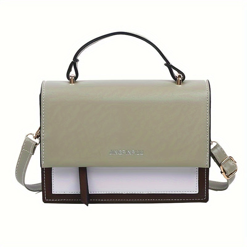 Quadratische tasche | Entdecken Sie Unsere Modische Farbblock Quadratische Umhängetasche!