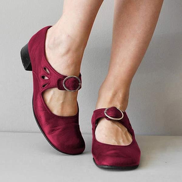 Rhoda® | Klassische Sandalen mit Lederabsatz