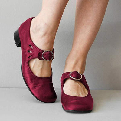 Rhoda® | Klassische Sandalen mit Lederabsatz