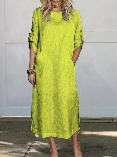 Sarah® | Lockeres Baumwollkleid
