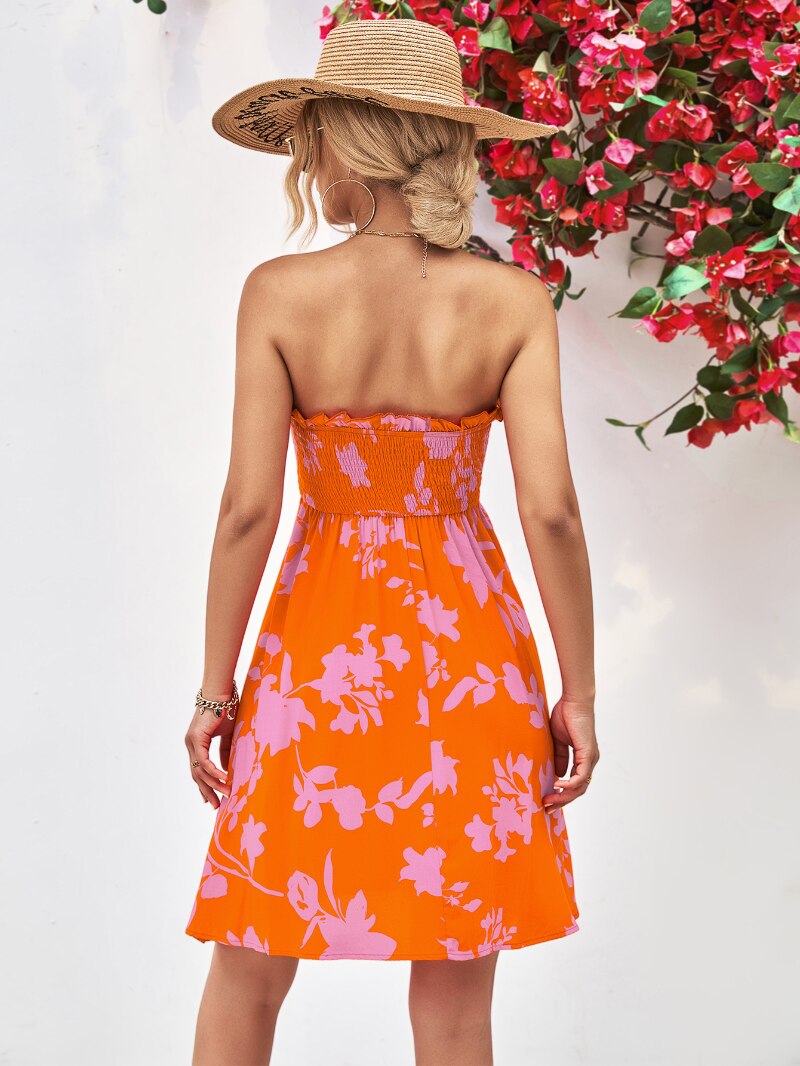 Warmes - Trägerloses Sommerkleid für dich
