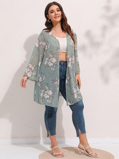 Silvia® | Übergroßer Chiffon-Kimono für Damen