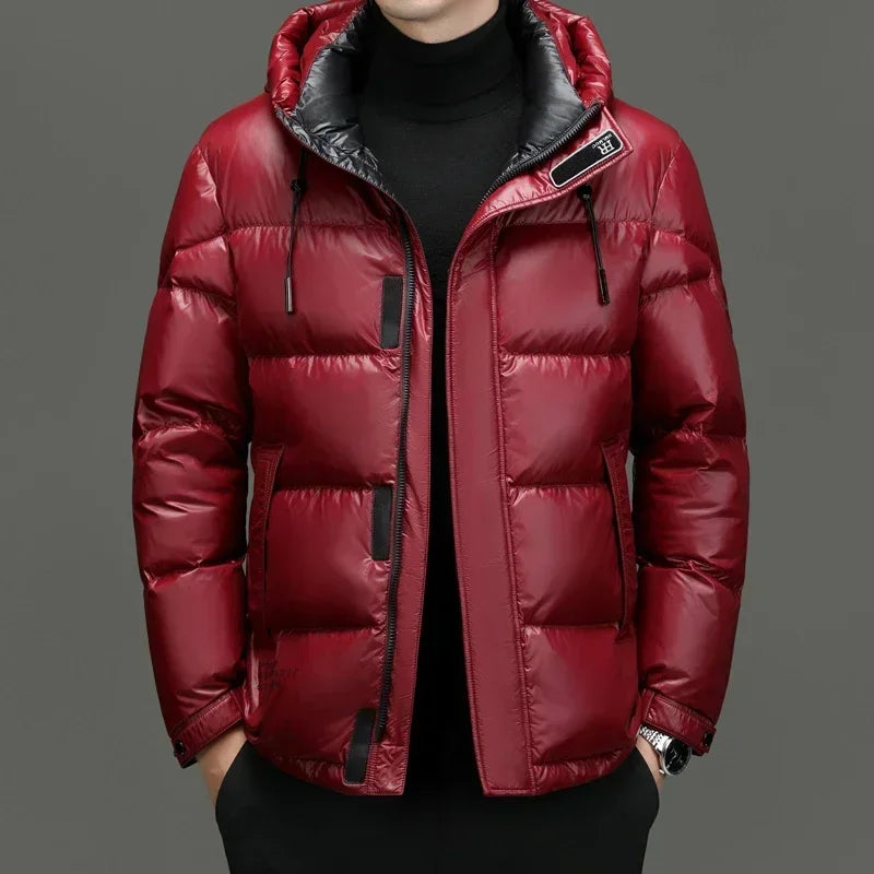 Winter Herren Daunenjacke | Mit Kapuze
