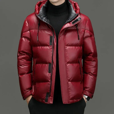Winter Herren Daunenjacke | Mit Kapuze