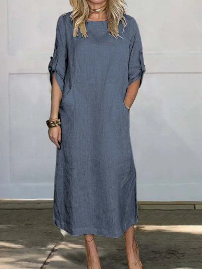 Sarah® | Lockeres Baumwollkleid