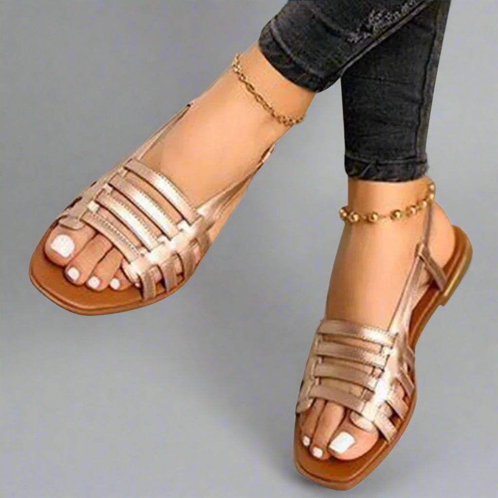 Adele | Handgefertigte Gladiator-Sandalen aus hochwertigem Material