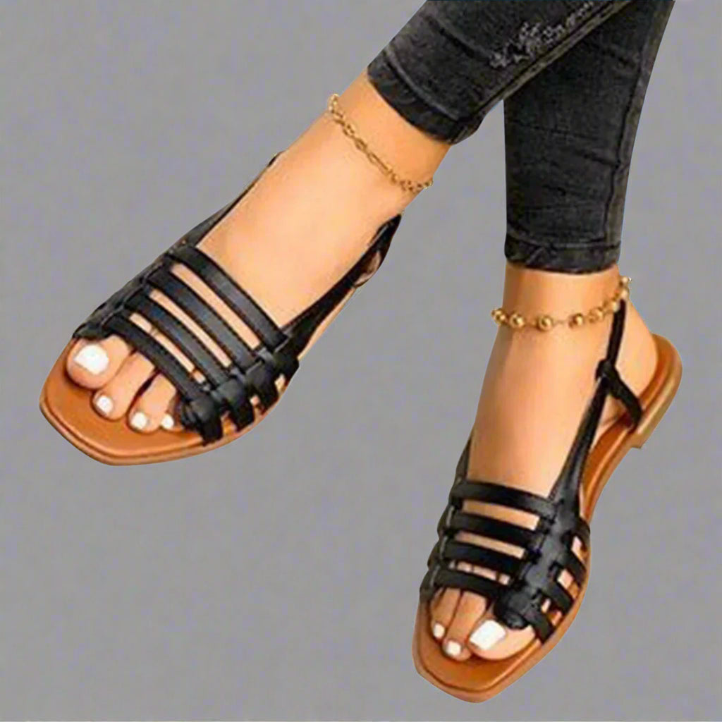 Adele | Handgefertigte Gladiator-Sandalen aus hochwertigem Material