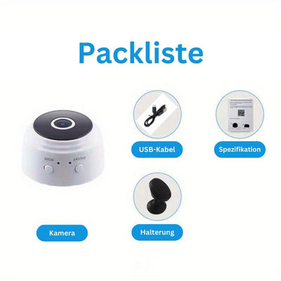 SecureVue A9 | HD Wireless Mini Wifi-Kamera für intelligentes Leben und Abenteuer