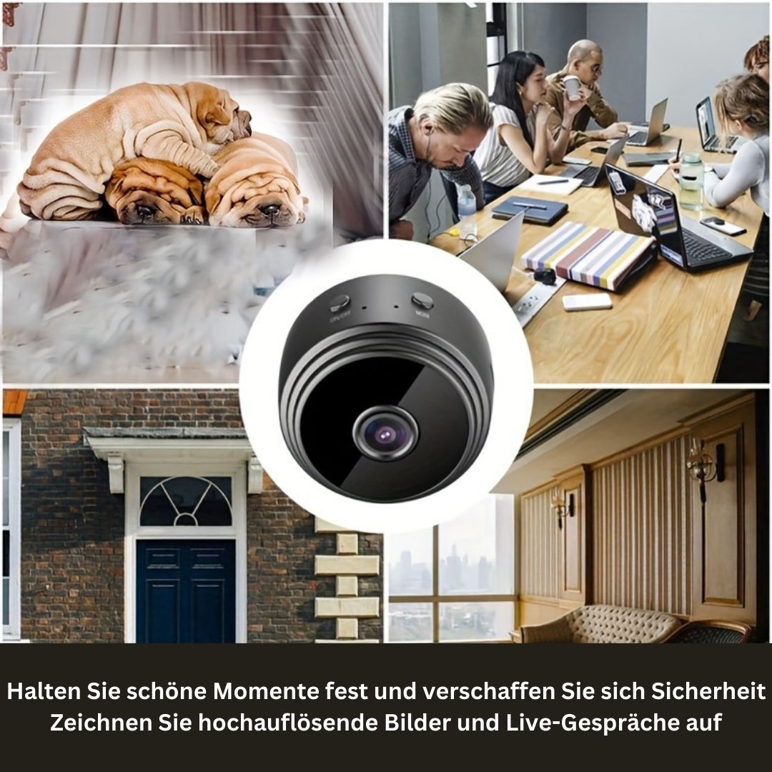 SecureVue A9 | HD Wireless Mini Wifi-Kamera für intelligentes Leben und Abenteuer