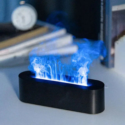 SerenityGlow | Erlebe Entspannung und Stil mit unserem RGB-Flammen-Aromadiffusor