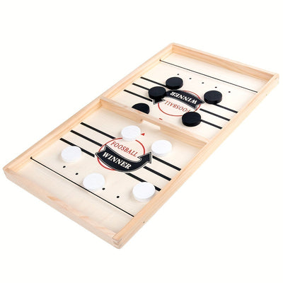 Slingshot Slam | Dynamisches hockeyspiel aus Holz für ultimativen Familienspaß