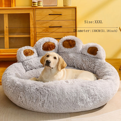 SnugglePaws weiches Plüschtierbett | Winterwärme für kleine Hunde und Katzen