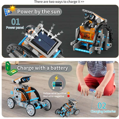 SolarBot Wonders | Solarbetriebener Roboter-Bausatz für junge Wissenschaftler