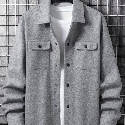 Steffen Herrenjacke | Erhöhen Sie Ihren Stil mit hochwertigem Polyester und intelligenten Taschen