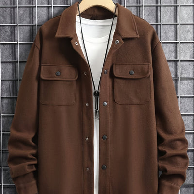 Steffen Herrenjacke | Erhöhen Sie Ihren Stil mit hochwertigem Polyester und intelligenten Taschen