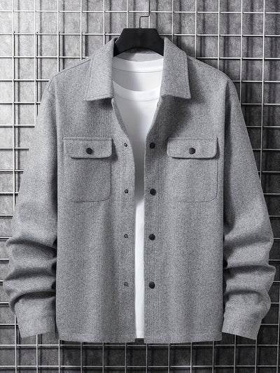 Steffen Herrenjacke | Erhöhen Sie Ihren Stil mit hochwertigem Polyester und intelligenten Taschen