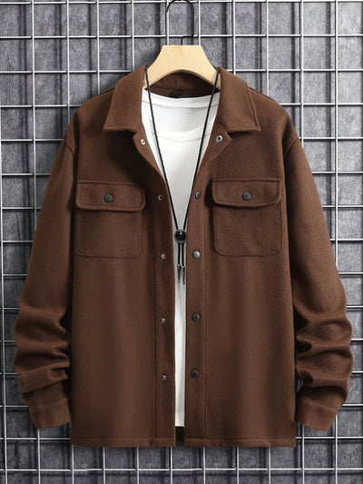Steffen Herrenjacke | Erhöhen Sie Ihren Stil mit hochwertigem Polyester und intelligenten Taschen