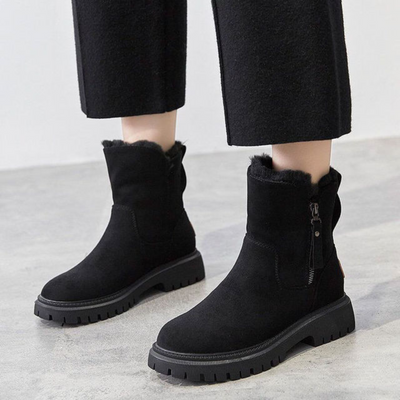 Suza | Luxuriöse Samtstiefel für stilvolle Wärme