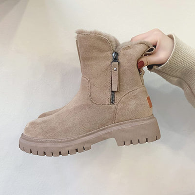 Suza | Luxuriöse Samtstiefel für stilvolle Wärme