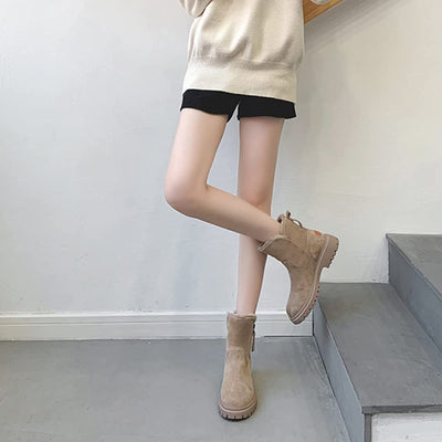 Suza | Luxuriöse Samtstiefel für stilvolle Wärme