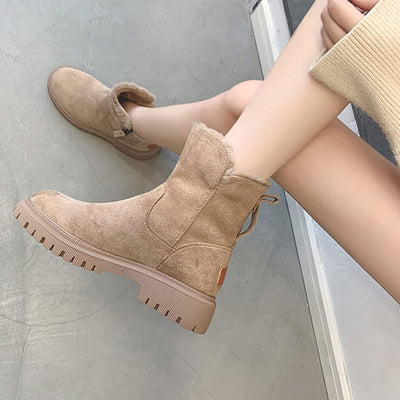 Suza | Luxuriöse Samtstiefel für stilvolle Wärme