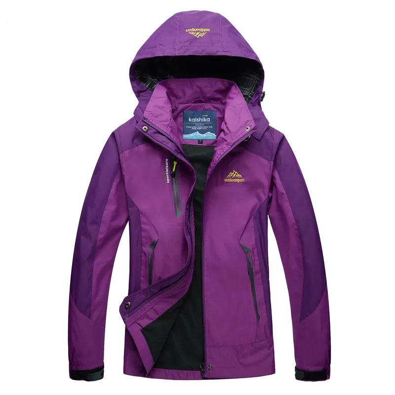 Wasserdichte Regenjacke für Damen | Mit Kapuze