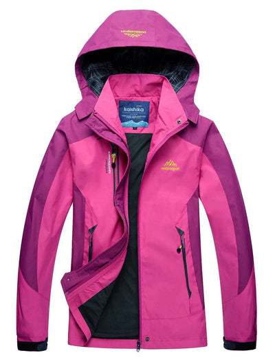 Wasserdichte Regenjacke für Damen | Mit Kapuze