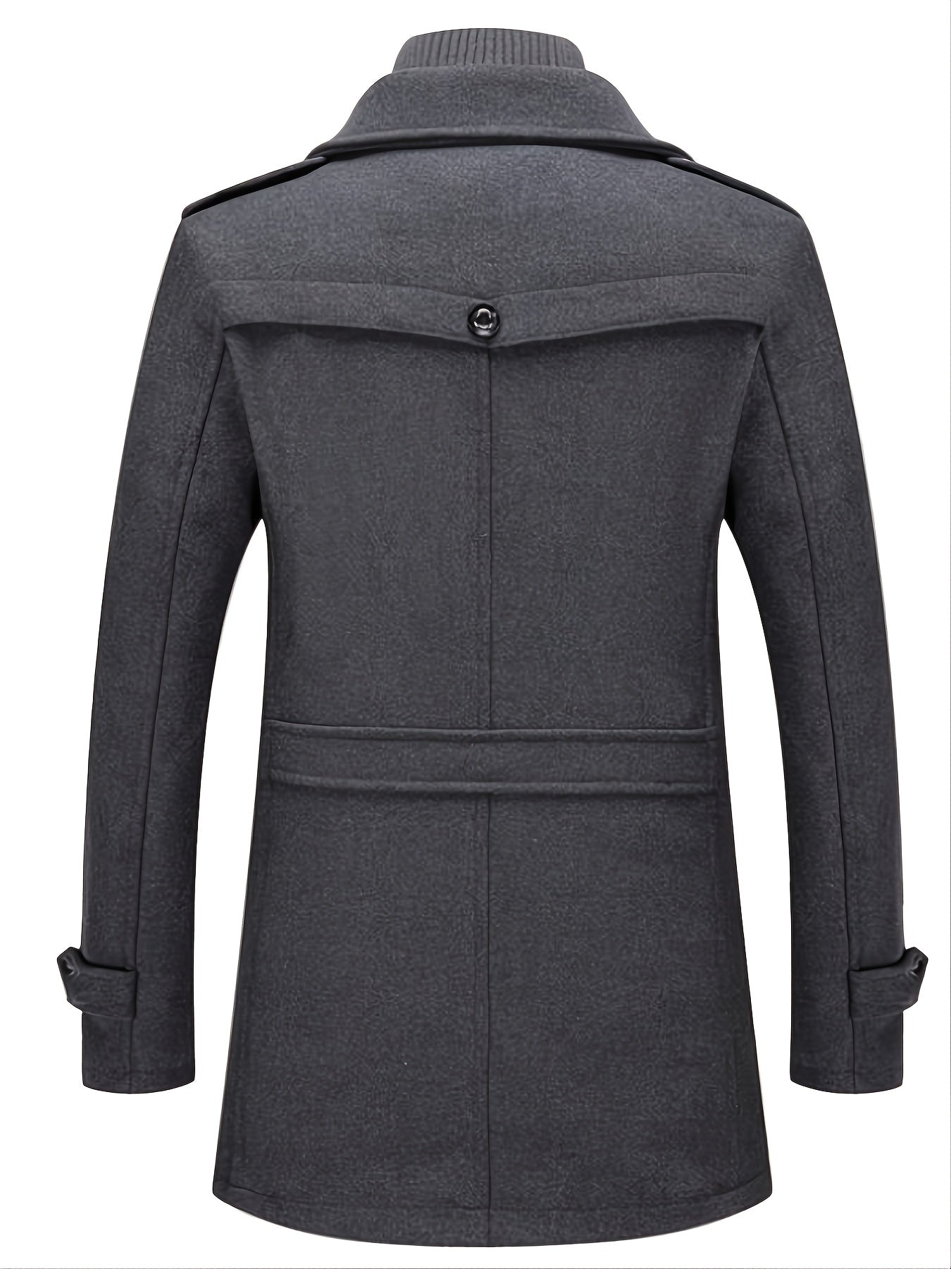 Tim Unleashed | Erhöhen Sie Ihren Stil mit unserer charakteristischen mittellangen Wolljacke mit Doppelkragen