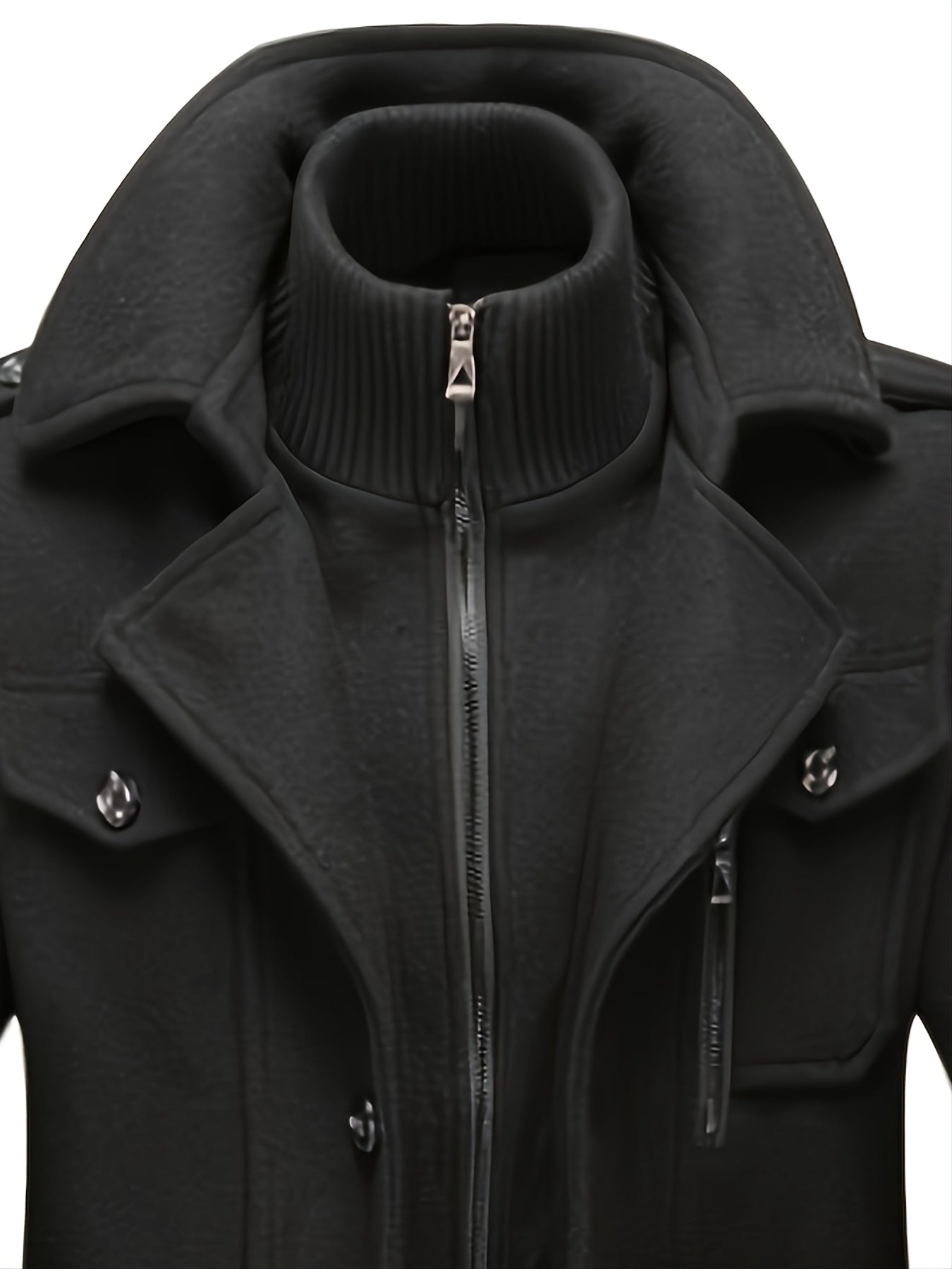 Tim Unleashed | Erhöhen Sie Ihren Stil mit unserer charakteristischen mittellangen Wolljacke mit Doppelkragen