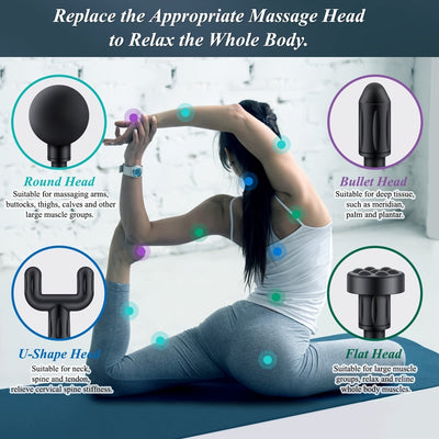 Touch Massagepistole | Effektive Tiefengewebe-Massage mit dem Wiederaufladbaren Handmassagegerät
