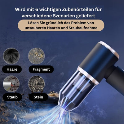 TurboGlide 75X | Tragbarer Staubsauger - der ultimative kabellose Reinigungsassistent