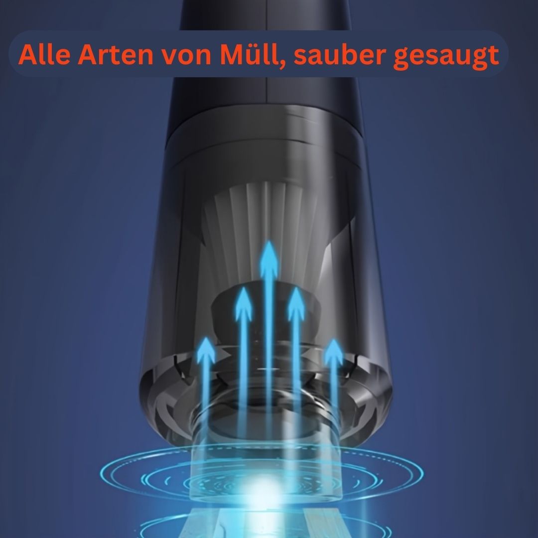 TurboGlide 75X | Tragbarer Staubsauger - der ultimative kabellose Reinigungsassistent