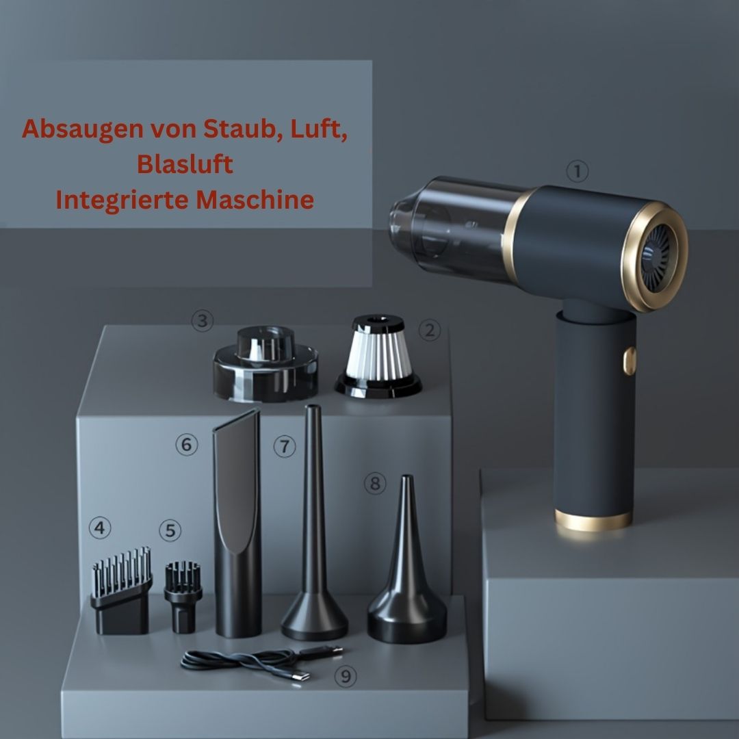 TurboGlide 75X | Tragbarer Staubsauger - der ultimative kabellose Reinigungsassistent