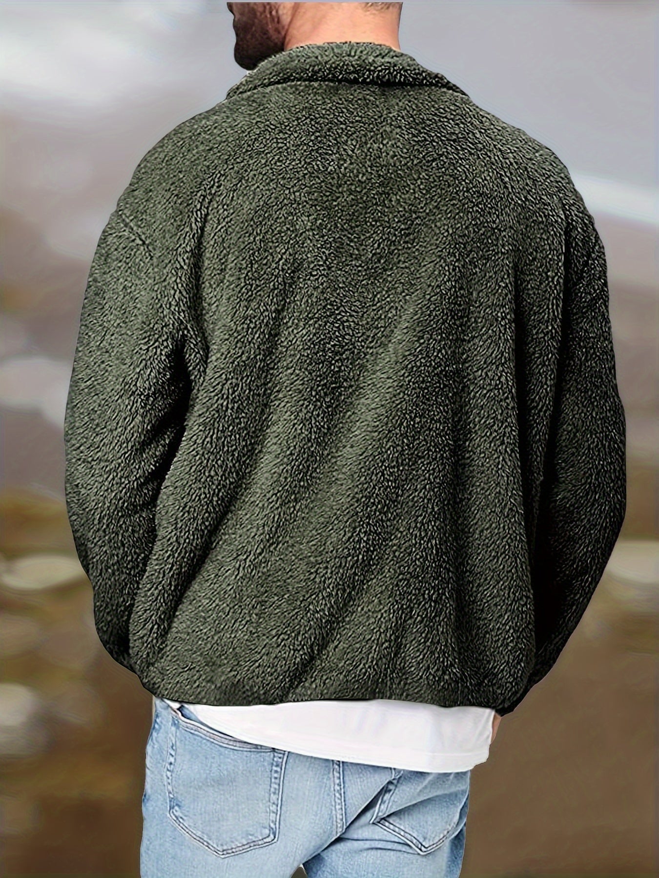 Urban Explorer Fleecejacket | Eleganz im Winterwind, Das UrbanComfort Polarfleecejack für Herren