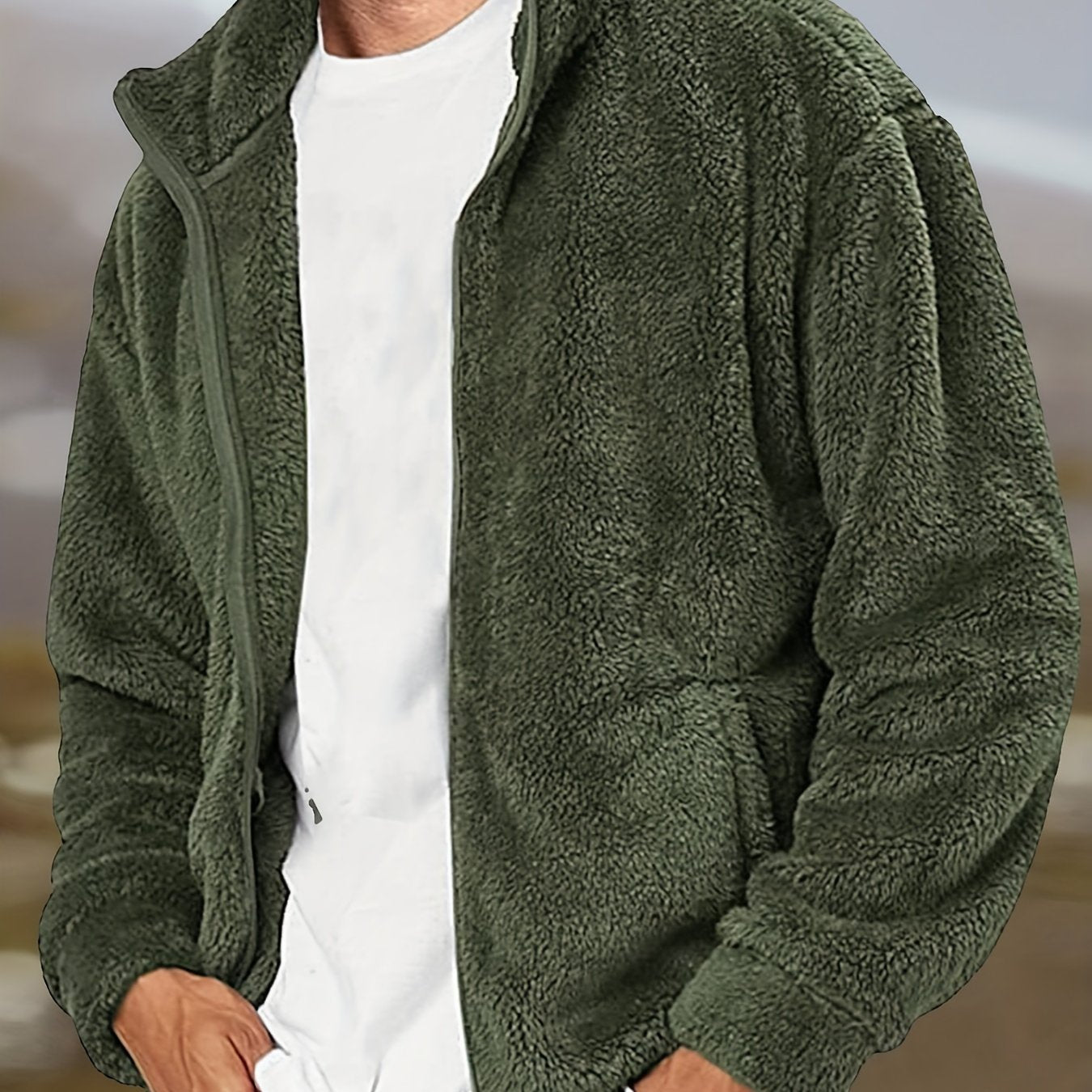 Urban Explorer Fleecejacket | Eleganz im Winterwind, Das UrbanComfort Polarfleecejack für Herren