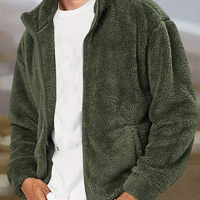 Urban Explorer Fleecejacket | Eleganz im Winterwind, Das UrbanComfort Polarfleecejack für Herren
