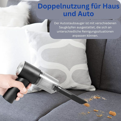 Vakuum Pro | Der ultimative wiederaufladbare Autostaubsauger für mühelose Eleganz unterwegs