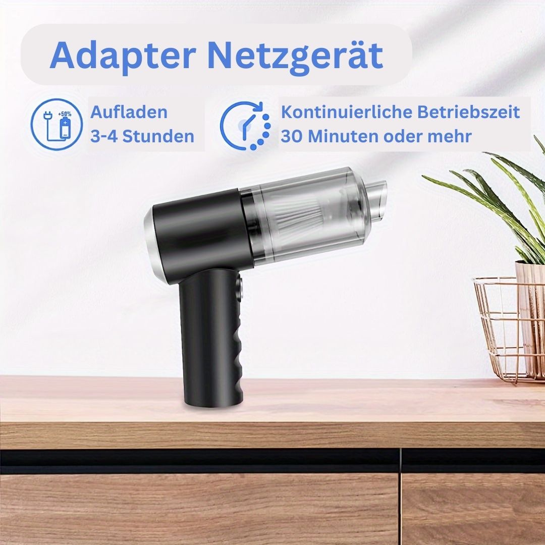 Vakuum Pro | Der ultimative wiederaufladbare Autostaubsauger für mühelose Eleganz unterwegs