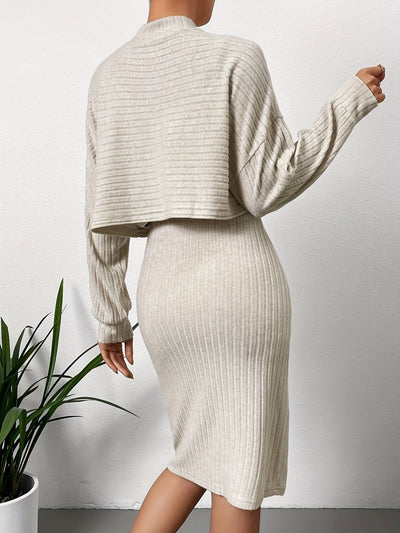Vera | Entdecken Sie Eleganz und Stil mit unserem Stevigen Gerippten Zweiteiler