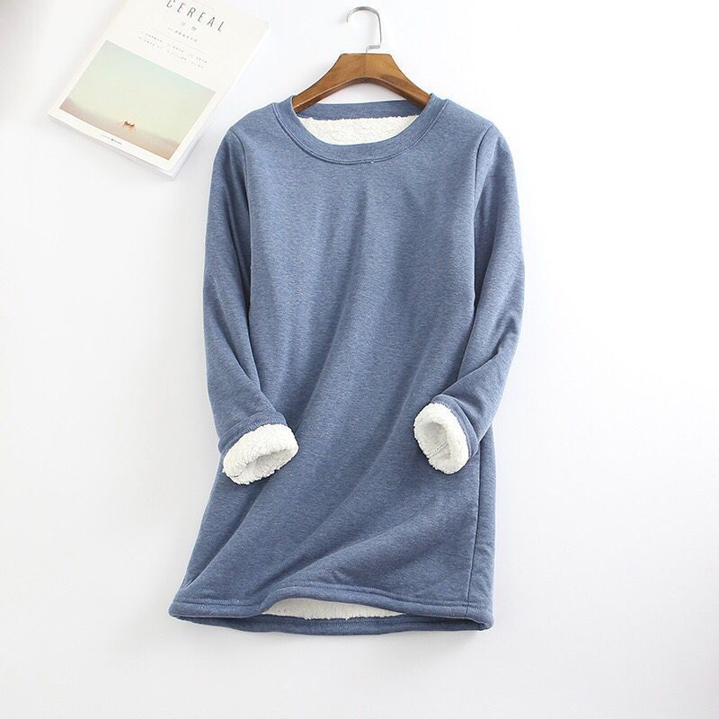 Weicher und stilvoller eleganter Fleece-Pullover für kaltes Wetter | Sophie