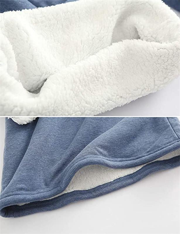 Weicher und stilvoller eleganter Fleece-Pullover für kaltes Wetter | Sophie